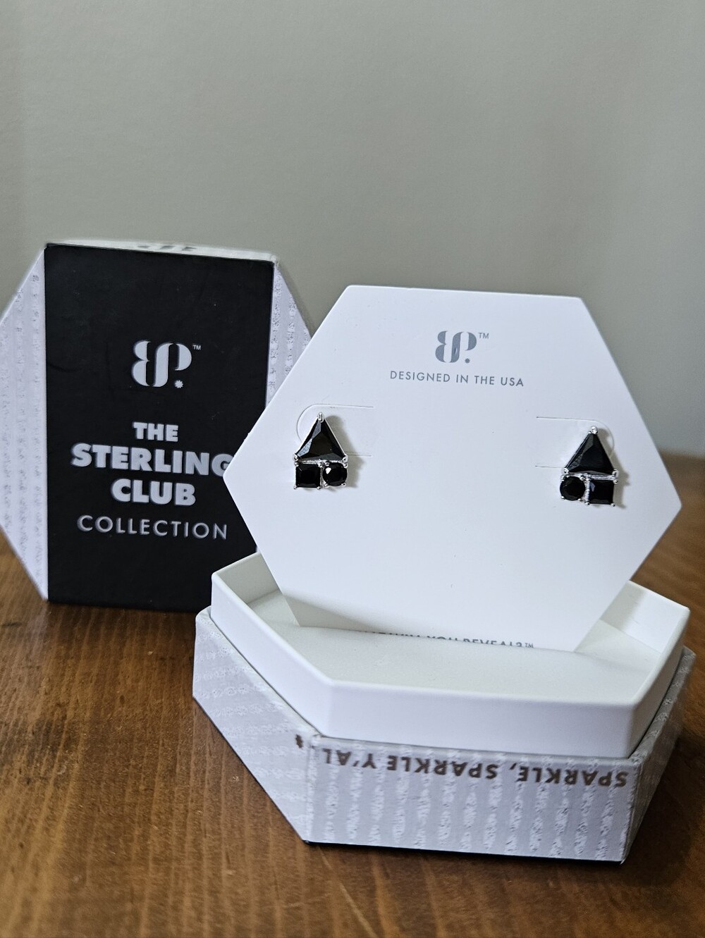 The Sterling Club ●RETIRED● Bomb Party Stud Earrings RBP7714